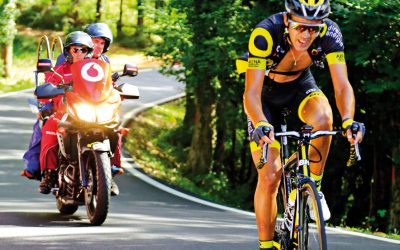 O pasado 23 de agosto La Vuelta Ciclista visitou o camiño a Santo André de Teixido