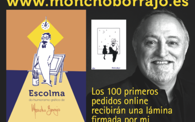 [gl] Edición e distribución do libro: “Escolma do Humorismo Gráfico de Moncho Borrajo”